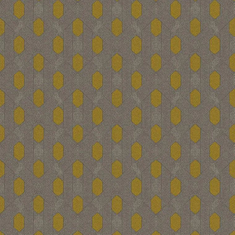 Closeup of a wallpaper showing its Circles, Contemporary, Geometric, Two-tone pattern, color, and texture.