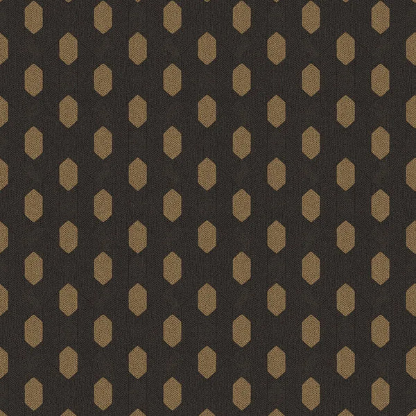 Closeup of a wallpaper showing its Circles, Contemporary, Geometric, Two-tone pattern, color, and texture.