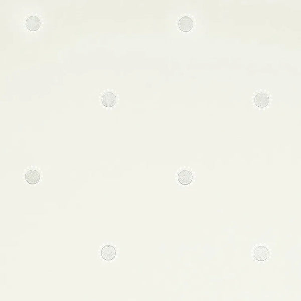 Closeup of a wallpaper showing its Dots, Kids, Neutrals, Unicolour pattern, color, and subtle texture.