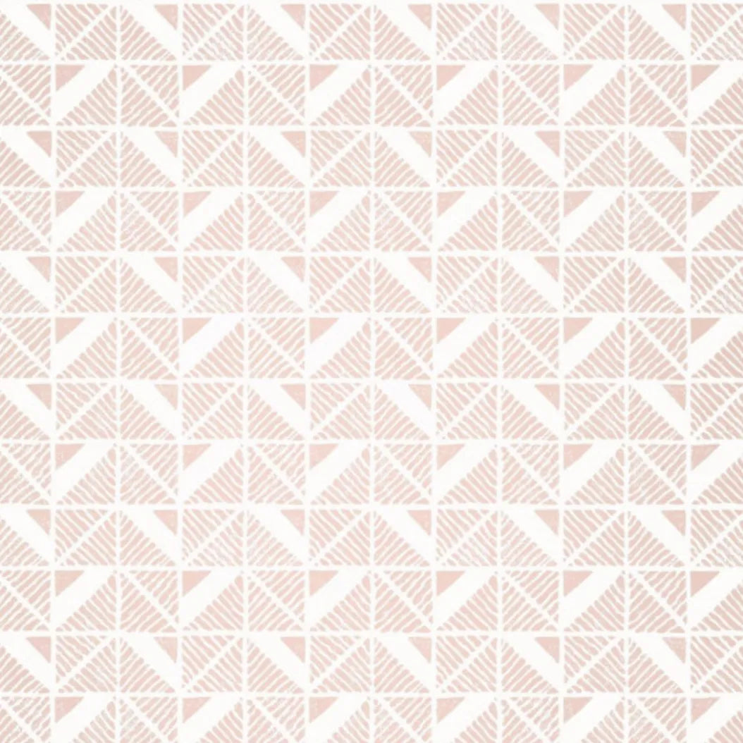 Closeup of a wallpaper showing its Art-Deco, Contemporary, Pastels, Two-tone pattern, color, and subtle texture.