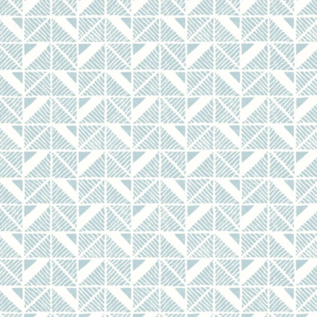 Closeup of a wallpaper showing its Art-Deco, Contemporary, Pastels, Two-tone pattern, color, and subtle texture.