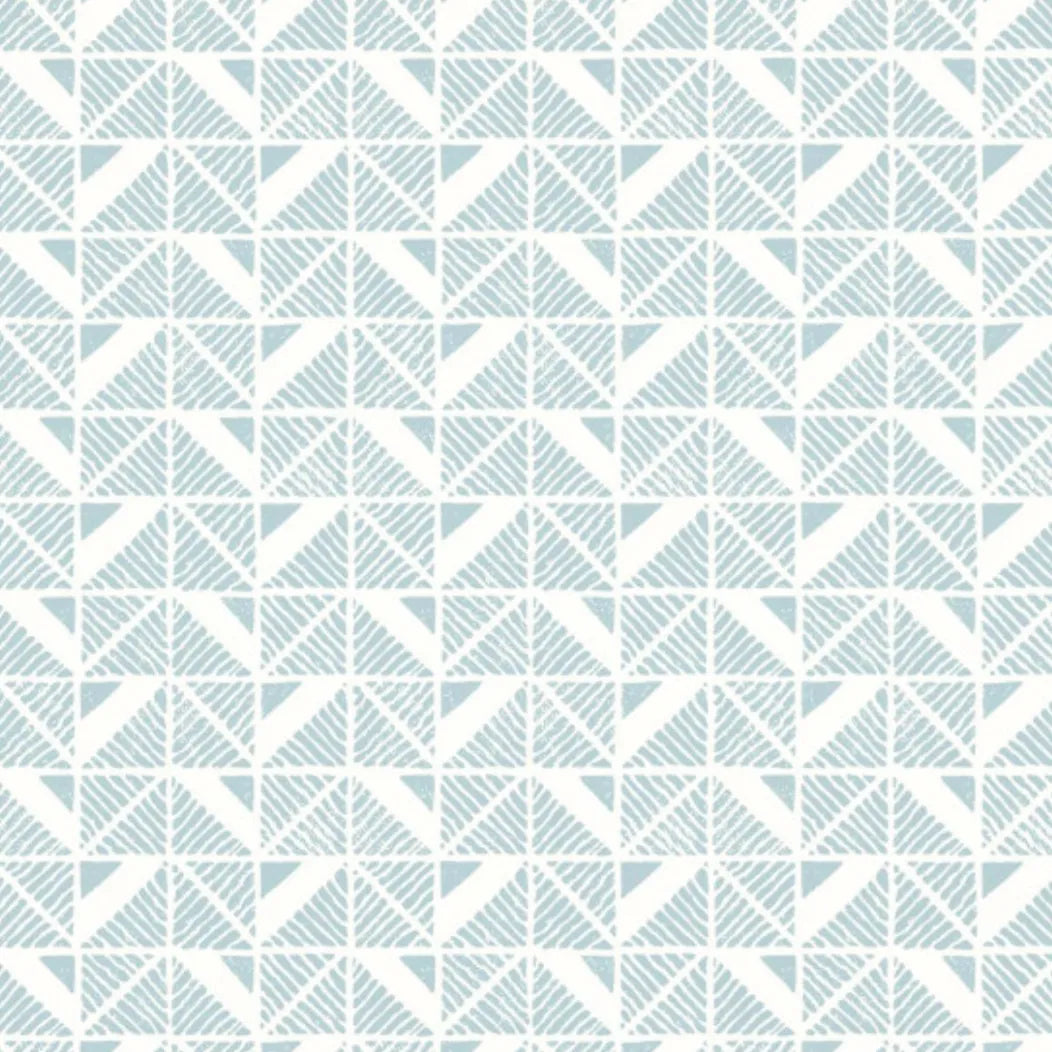 Closeup of a wallpaper showing its Art-Deco, Contemporary, Pastels, Two-tone pattern, color, and subtle texture.