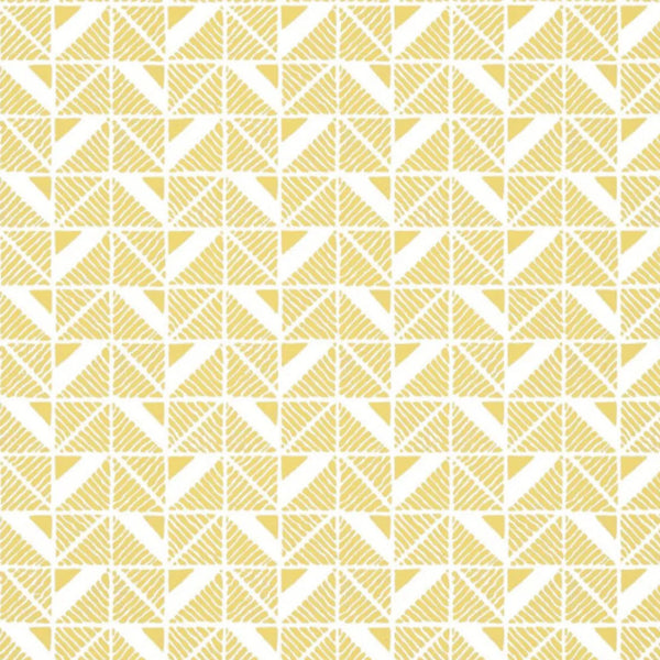 Closeup of a wallpaper showing its Art-Deco, Contemporary, Two-tone pattern, color, and subtle texture.