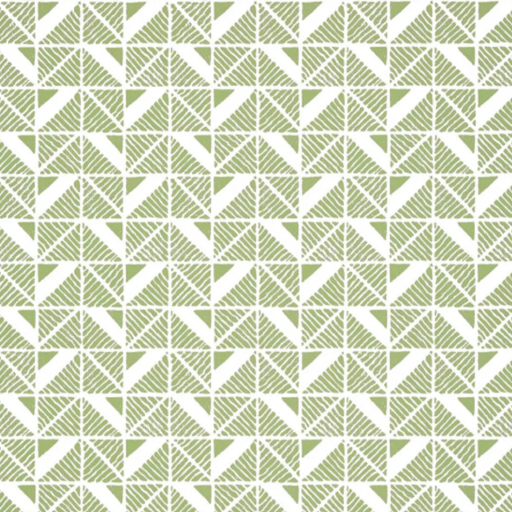 Closeup of a wallpaper showing its Art-Deco, Contemporary, Two-tone pattern, color, and subtle texture.