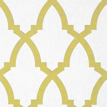 Closeup of a wallpaper showing its Contemporary, Trellis, Two-tone pattern, color, and subtle texture.