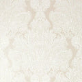 Closeup of a wallpaper showing its Damask, Floral, Neutrals pattern, color, and texture.