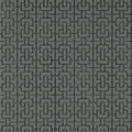 Closeup of a wallpaper showing its Art-Deco, Chainlink, Contemporary, Two-tone pattern, color, and subtle texture.