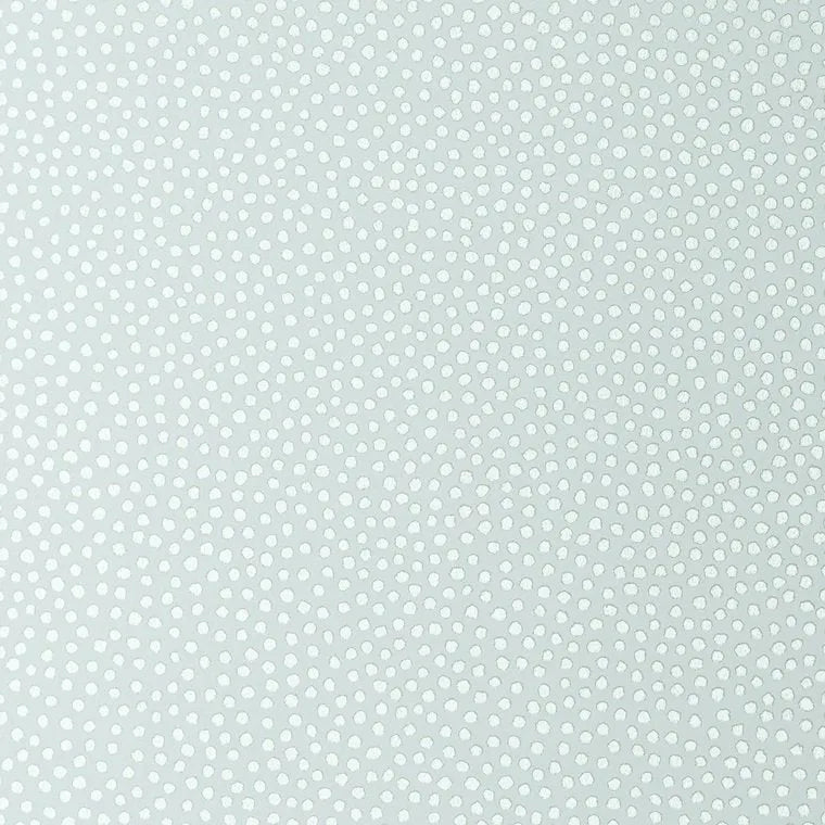 Closeup of a wallpaper showing its Contemporary, Dots, Kids, Pastels, Two-tone pattern, color, and subtle texture.