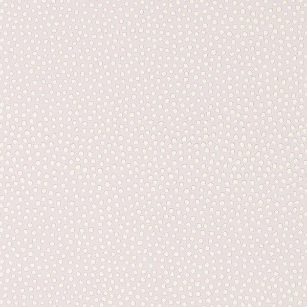 Closeup of a wallpaper showing its Contemporary, Dots, Kids, Pastels, Two-tone pattern, color, and subtle texture.