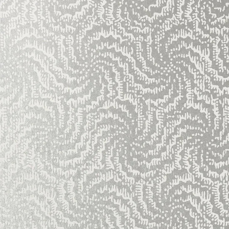 Closeup of a wallpaper showing its Contemporary, Monochrome, Two-tone pattern, color, and subtle texture.