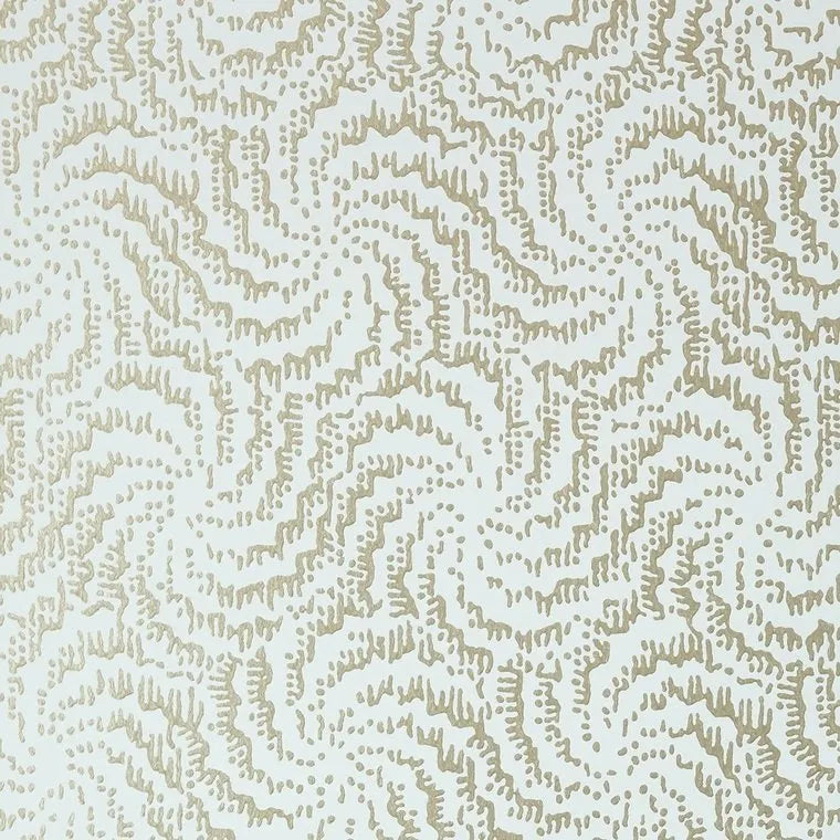 Closeup of a wallpaper showing its Contemporary, Neutrals, Two-tone pattern, color, and subtle texture.