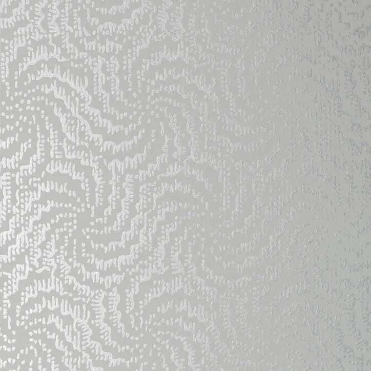 Closeup of a wallpaper showing its Contemporary, Monochrome, Two-tone pattern, color, and subtle texture.