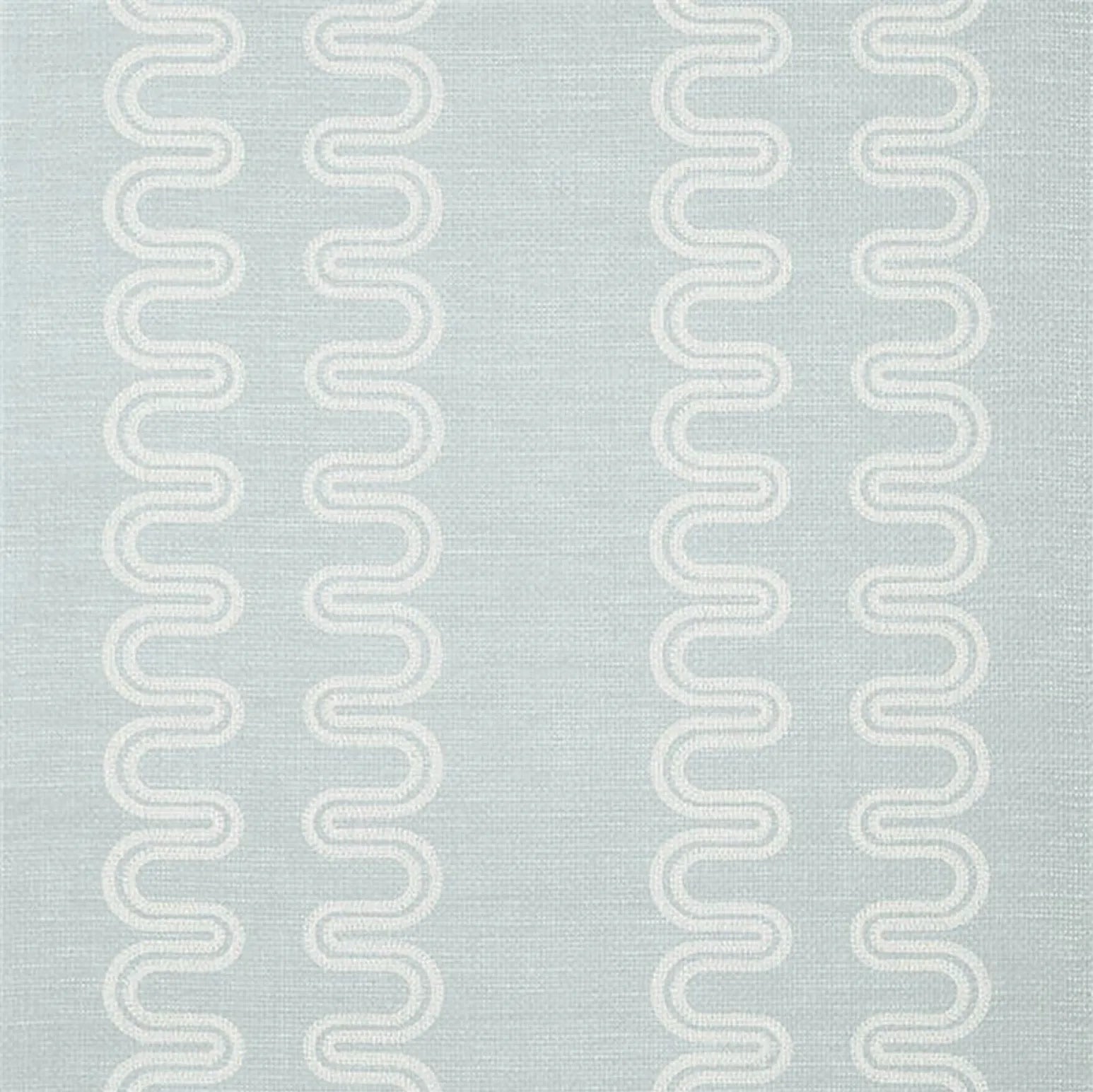 Closeup of a wallpaper showing its Art-Deco, Contemporary, Pastels, Two-tone pattern, color, and subtle texture.