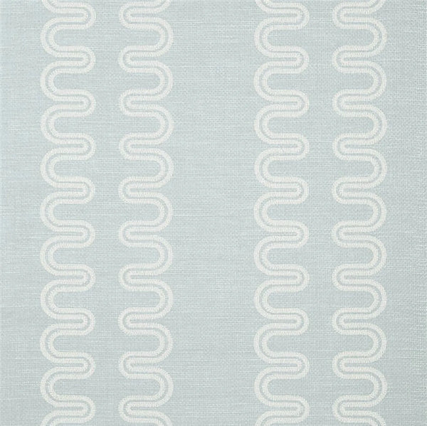 Closeup of a wallpaper showing its Art-Deco, Contemporary, Pastels, Two-tone pattern, color, and subtle texture.