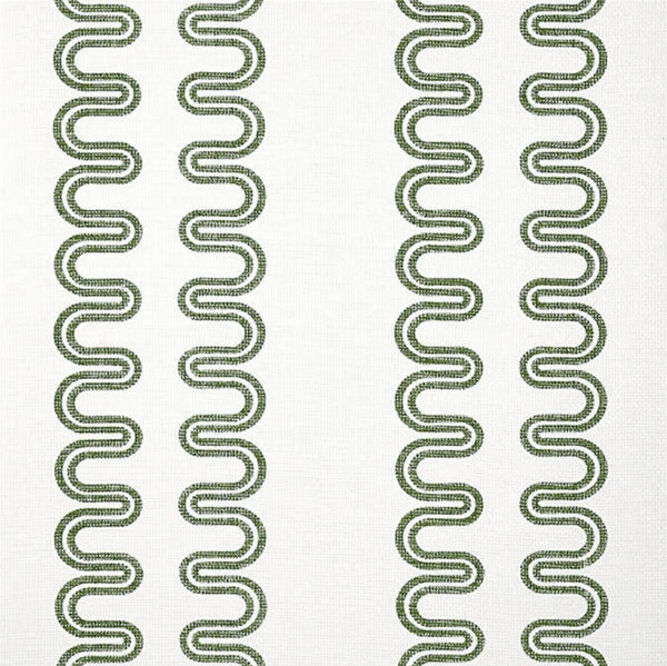 Closeup of a wallpaper showing its Art-Deco, Contemporary, Two-tone pattern, color, and subtle texture.