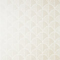 Closeup of a wallpaper showing its Art-Deco, Geometric, Neutrals, Unicolour pattern, color, and subtle texture.