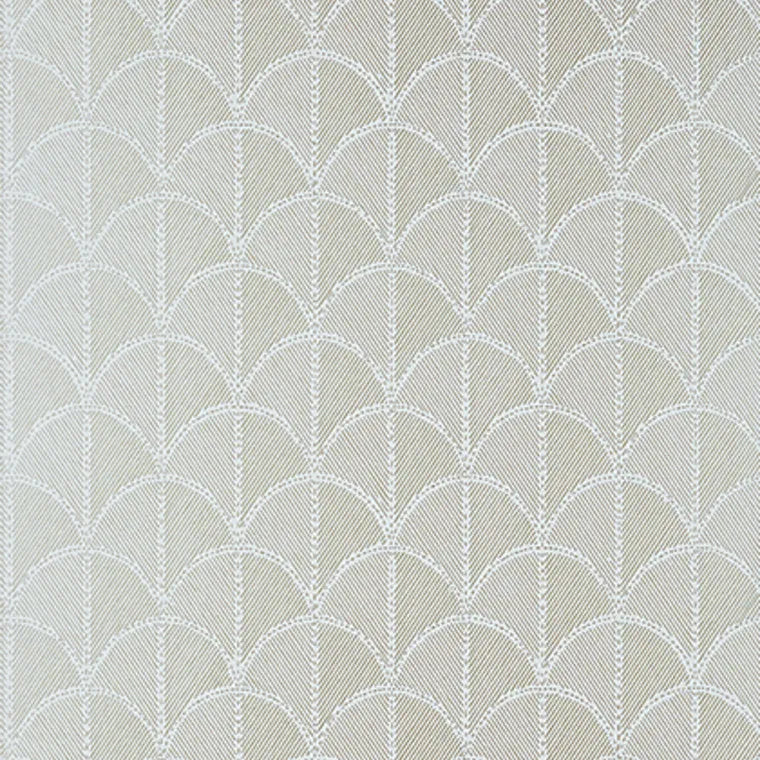 Closeup of a wallpaper showing its Art-Deco, Geometric, Neutrals, Unicolour pattern, color, and subtle texture.