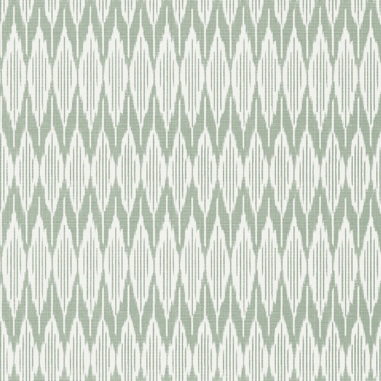 Closeup of a wallpaper showing its Chevron, Contemporary, Geometric, Two-tone pattern, color, and subtle texture.