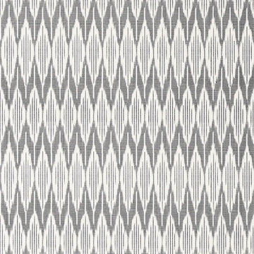 Closeup of a wallpaper showing its Chevron, Contemporary, Geometric, Monochrome, Two-tone pattern, color, and subtle texture.