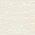 Closeup of a wallpaper showing its Art-Deco, Geometric, Neutrals, Two-tone pattern, color, and subtle texture.