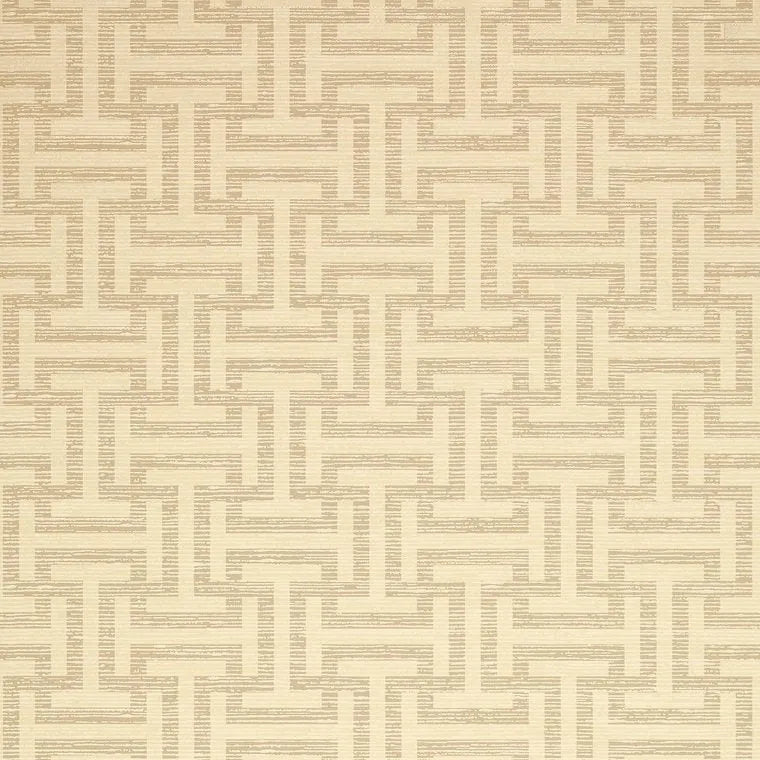 Closeup of a wallpaper showing its Geometric, Neutrals, Two-tone pattern, color, and subtle texture.