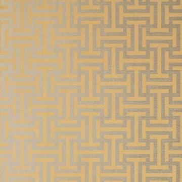 Closeup of a wallpaper showing its Geometric, Neutrals, Two-tone pattern, color, and subtle texture.