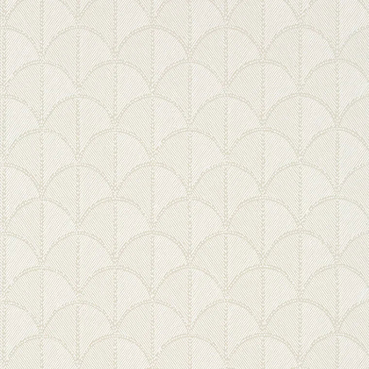 Closeup of a wallpaper showing its Art-Deco, Geometric, Neutrals, Unicolour pattern, color, and subtle texture.