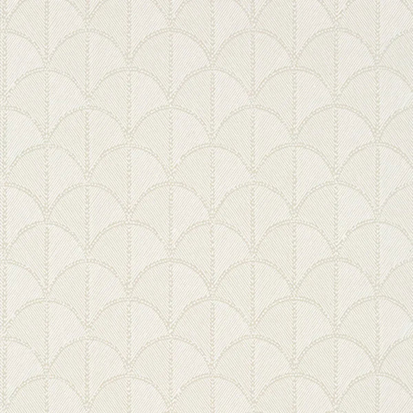 Closeup of a wallpaper showing its Art-Deco, Geometric, Neutrals, Unicolour pattern, color, and subtle texture.