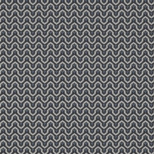 Closeup of a wallpaper showing its Art-Deco, Geometric, Two-tone pattern, color, and subtle texture.