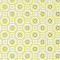 Closeup of a wallpaper showing its Art-Deco, Circles, Geometric, Two-tone pattern, color, and subtle texture.