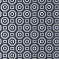 Closeup of a wallpaper showing its Art-Deco, Circles, Geometric, Two-tone pattern, color, and subtle texture.