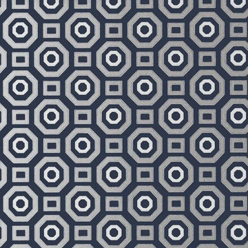 Closeup of a wallpaper showing its Art-Deco, Circles, Geometric, Two-tone pattern, color, and subtle texture.