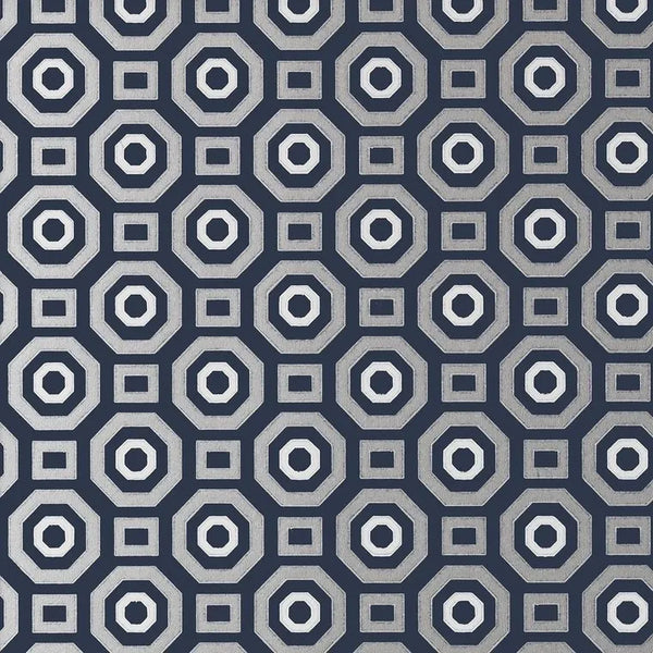 Closeup of a wallpaper showing its Art-Deco, Circles, Geometric, Two-tone pattern, color, and subtle texture.