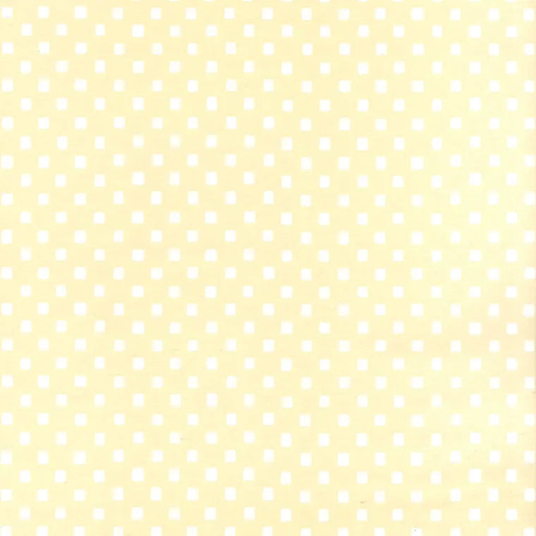 Closeup of a wallpaper showing its Contemporary, Dots, Neutrals, Yellow pattern, color, and subtle texture.