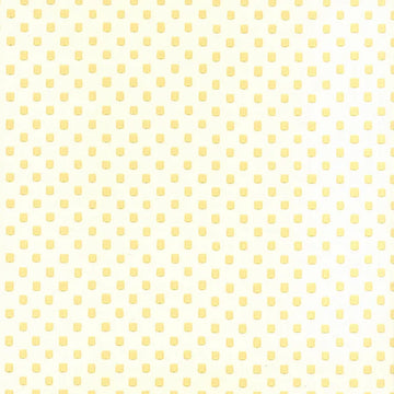 Closeup of a wallpaper showing its Contemporary, Dots, Sun-Kissed, Two-tone, Yellow pattern, color, and subtle texture.