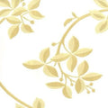 Closeup of a wallpaper showing its Contemporary, Floral, Neutrals, Two-tone pattern, color, and subtle texture.