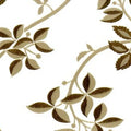 Closeup of a wallpaper showing its Brown, Contemporary, Floral, Two-tone pattern, color, and subtle texture.