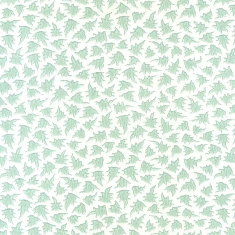 Closeup of a wallpaper showing its Contemporary, Geometric, Green pattern, color, and subtle texture.