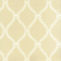 Closeup of a wallpaper showing its Contemporary, Neutrals, Trellis, Two-tone pattern, color, and subtle texture.