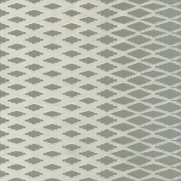 Closeup of a wallpaper showing its Contemporary, Geometric, Green, Two-tone pattern, color, and subtle texture.