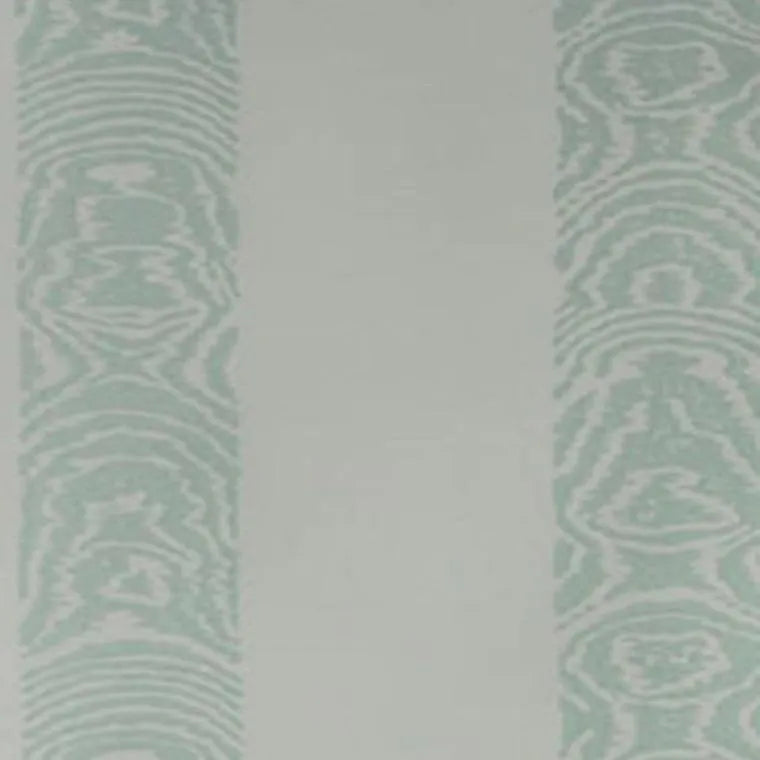 Closeup of a wallpaper showing its Contemporary, Green, Stripes, Two-tone pattern, color, and subtle texture.