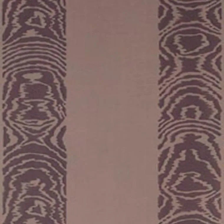 Closeup of a wallpaper showing its Brown, Contemporary, Stripes, Two-tone pattern, color, and subtle texture.