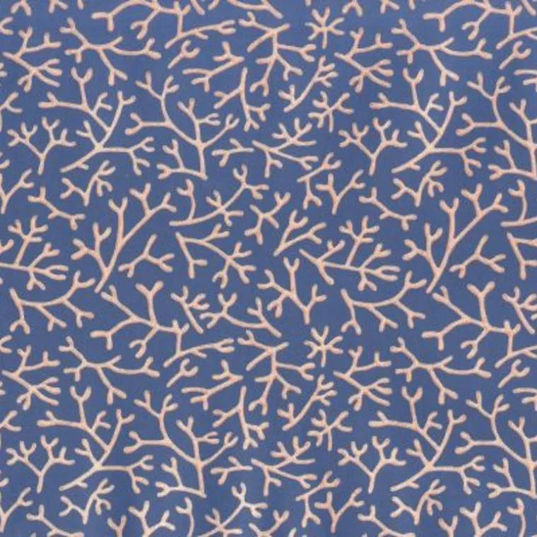 Closeup of a wallpaper showing its Blue, Contemporary, Two-tone pattern, color, and subtle texture.