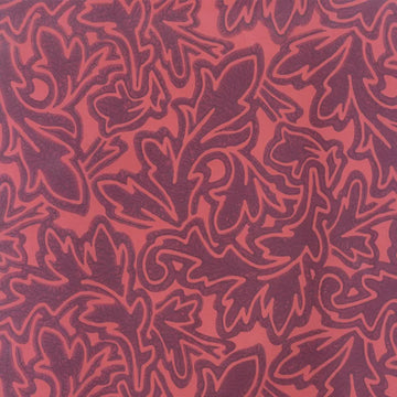 Closeup of a wallpaper showing its Contemporary, Floral, Nature, Red, Two-tone pattern, color, and subtle texture.