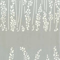 Closeup of a wallpaper showing its Contemporary, Floral, Monochrome, Nature, Two-tone pattern, color, and subtle texture.