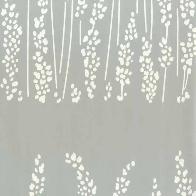 Closeup of a wallpaper showing its Contemporary, Floral, Monochrome, Nature, Two-tone pattern, color, and subtle texture.