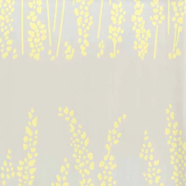 Closeup of a wallpaper showing its Contemporary, Floral, Nature, Two-tone pattern, color, and subtle texture.
