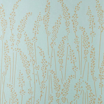 Closeup of a wallpaper showing its Blue, Contemporary, Floral, Nature, Two-tone pattern, color, and subtle texture.