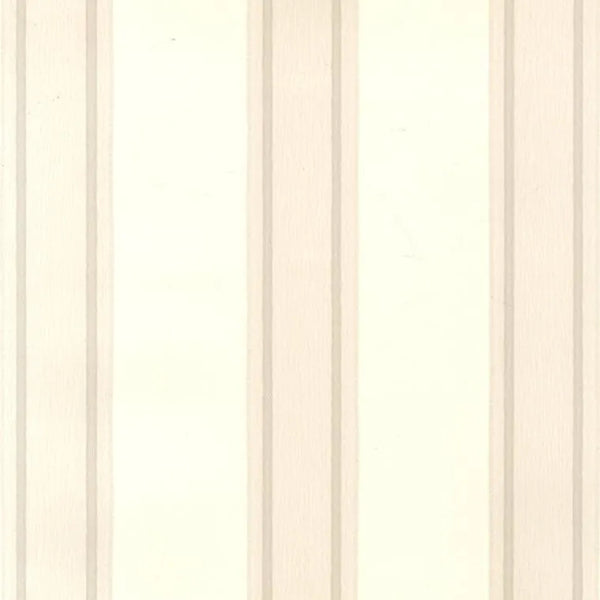 Closeup of a wallpaper showing its Contemporary, Neutrals, Stripes pattern, color, and subtle texture.