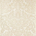 Closeup of a wallpaper showing its Damask, Neutrals, Two-tone pattern, color, and subtle texture.